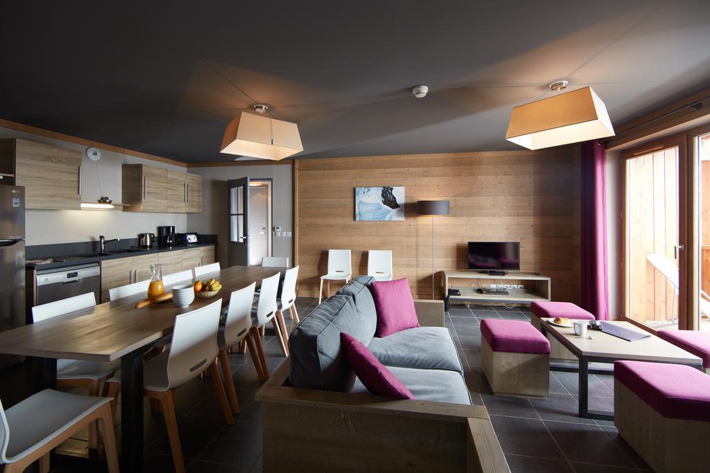 CGH Résidences&Spas les Chalets du Soleil Contemporain Saint-Martin-de-Belleville Habitación foto